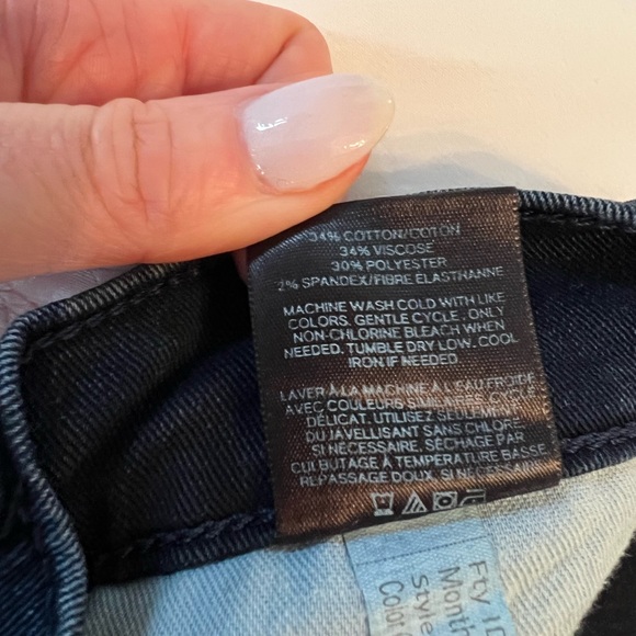 Express Skinny Jeans - Dark Wash Skinny Jeans - Mid rise Jeans - Picture 6 of 6